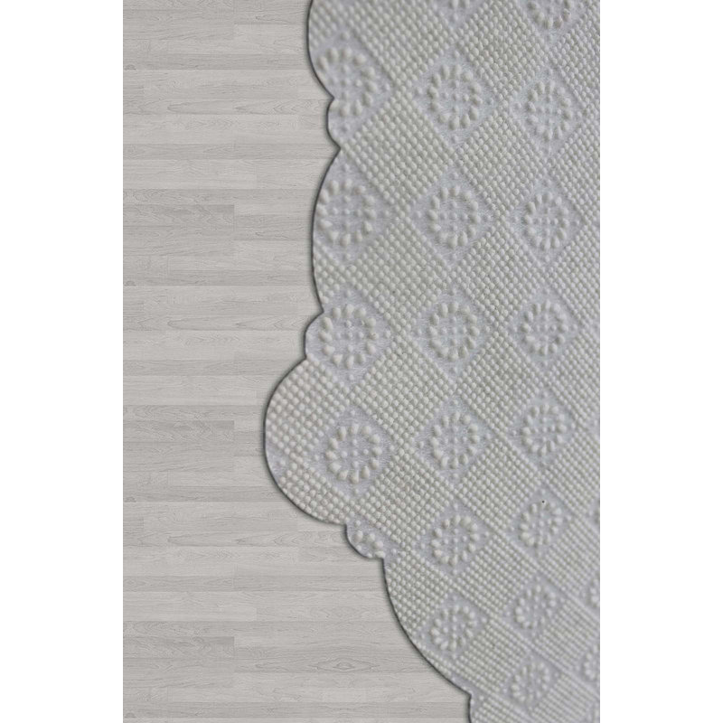 High-Quality Woven Carpet, 5.6 x 5.6 Feet, 100% Polyester, 650 g/m² | Antibacterial, Non-Slip Underside, 0.3 in Pile Height | Machine Washable, 3D Digital Printing | Ideal for Living Room & Bedroom Decor