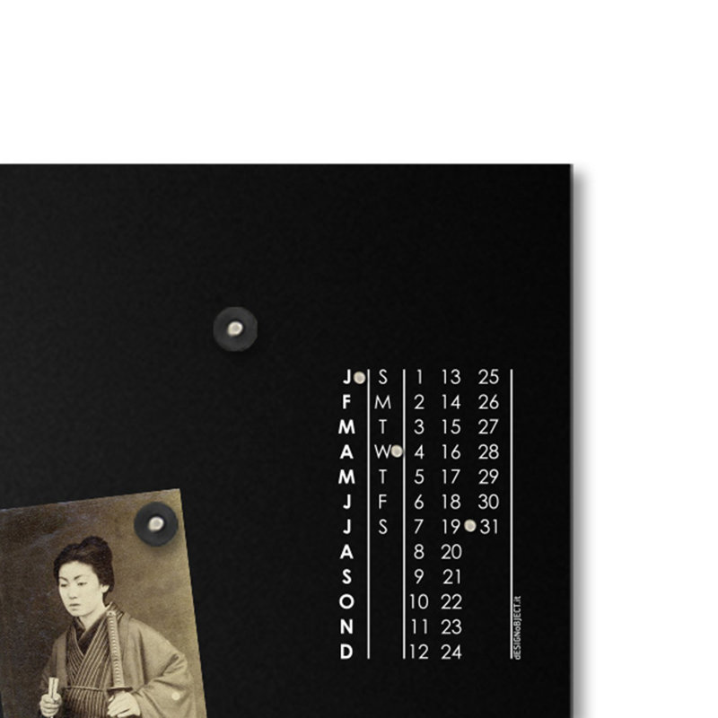 Magnetic Metal Combo Board, Black