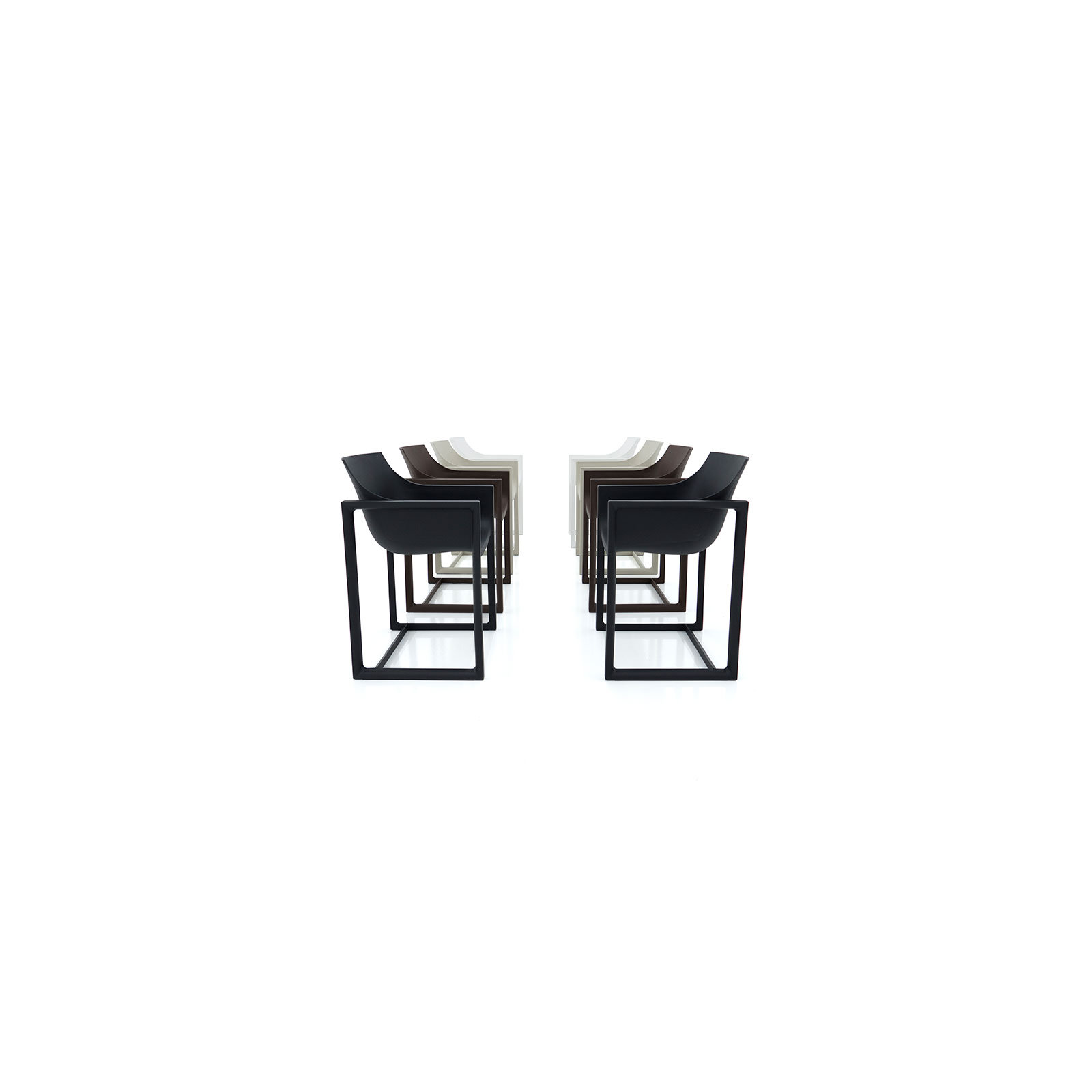 Wall Street Patio Dining Chair, Black