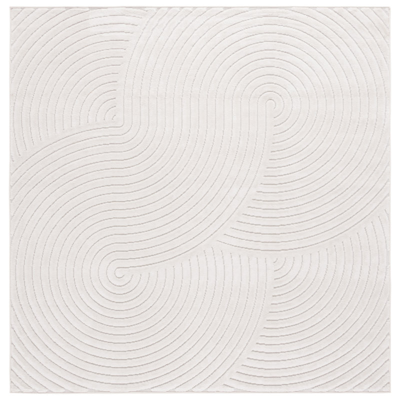 Alis Geometric Area Rug, Square 201 X 201cm
