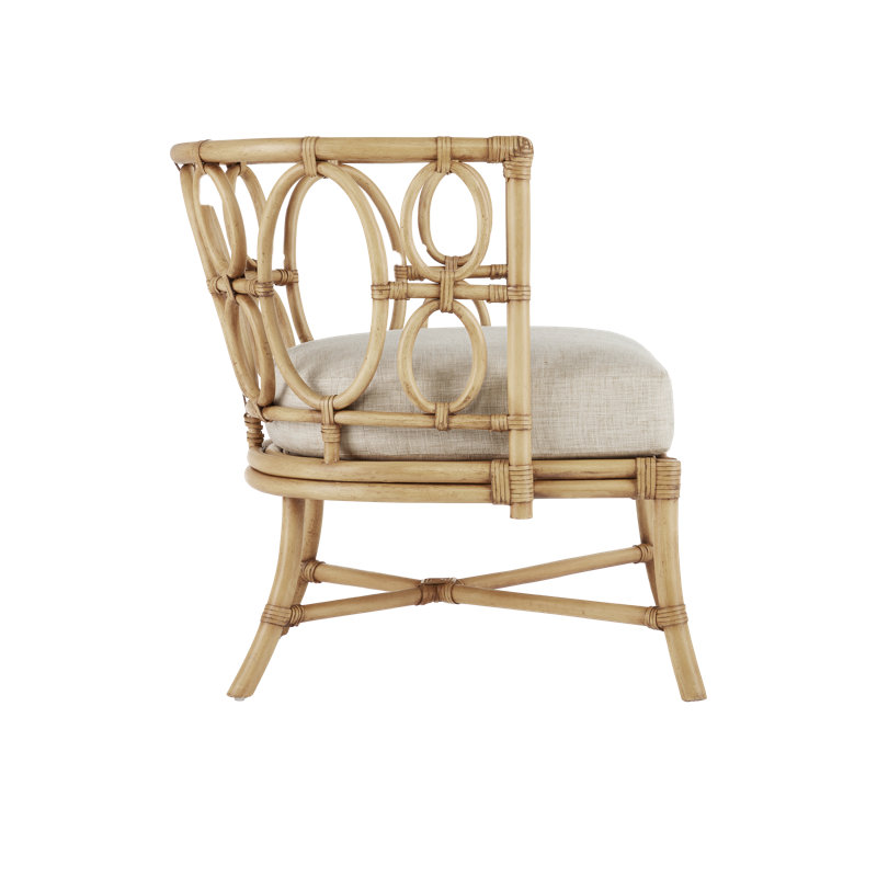 Tegal Barrel Chair, Finn Natural, Light Brown