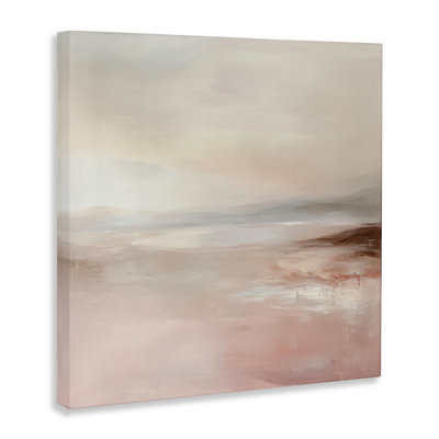 Toile «Mute Landscape Tides», conception par Petal Prints Design