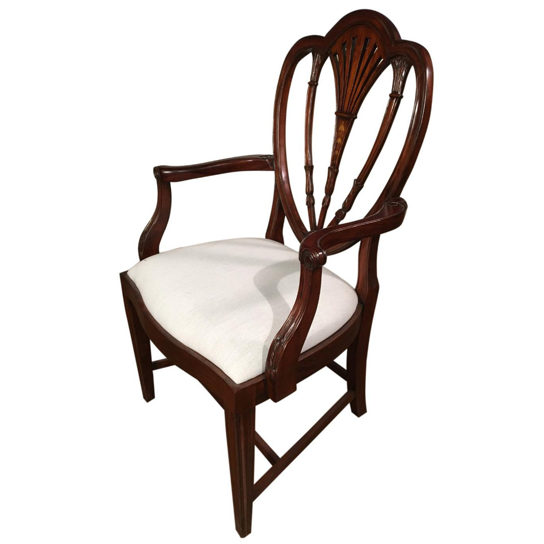Hepplewhite Arm Chair Leighton Hall Furniture