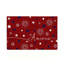 Tapis d'appoint à motif de feux d'artifice rouges 47 po x 31 po pour chambre d'amis
