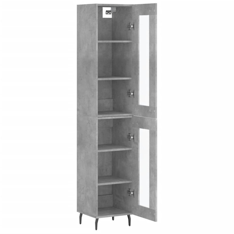 Nexhi 34.5cm Sideboard, Concrete Grey