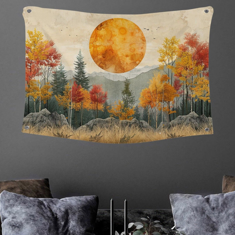 Tapisserie en microfibre, H 88 po x l 104 po