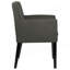 Chaise de salle à manger rembourrée Yorkshire Grey (ensemble de 2)