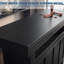 Table de bar moderne de 4 niveaux de 160 cm avec étagères ouvertes, repose-pieds et rangement – ​​Noir-1585542003