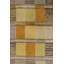 Vintage Swedish Rya Rug, Scandinavian Geometric Patterns In Brown - Rug & Kilim