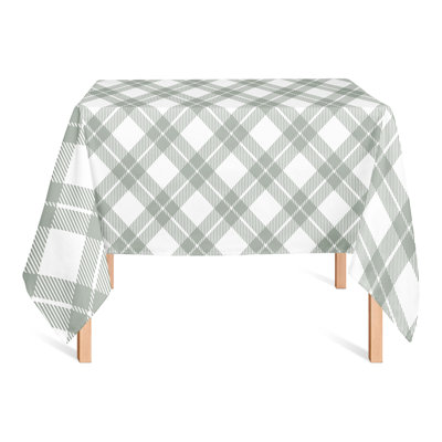 Abdul-Hafiz Plaid Square Tablecloth