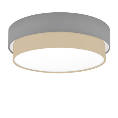 Elanaz Fabric Flush Mount