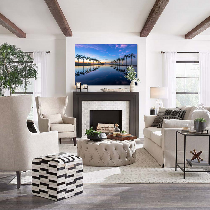 Sea Way Highway - photographie sans cadre, H 40 po x l 60 po x P 1,5 po, Aluminium
