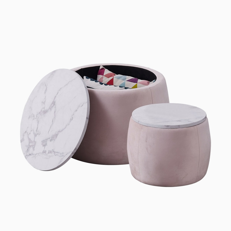 Tables d'appoint Shiloe, Rose