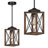 Gracela 1 - Light Metal Pendant Light Fixtures, 48" Adjustable Pipes for Flat and Slop Ceiling-1286140100-1233750034