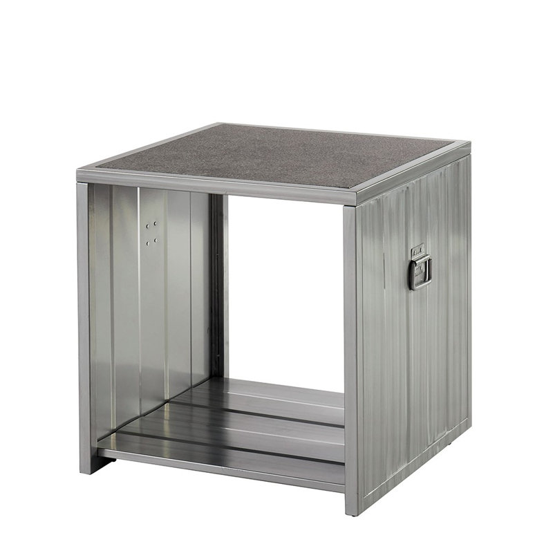 Table de bout avec rangement de chariot Mcglynn