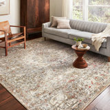 Wybolt Oriental Beige/Gold/Peachy Area Rug
