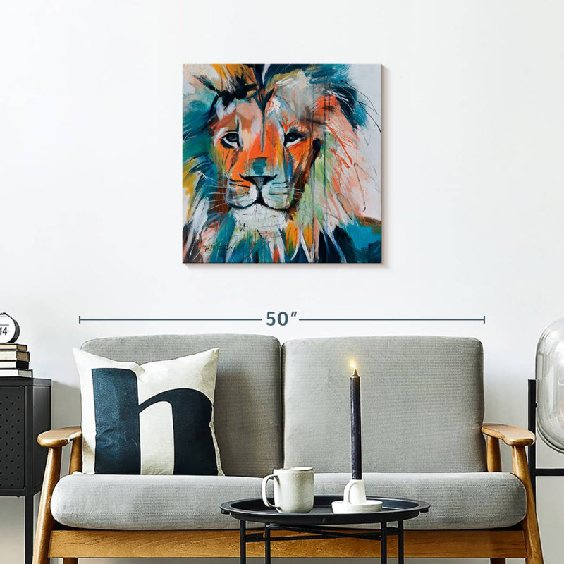 Crowle Do You Want My Lions Share, 24" H x 24" W