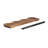Alezar Mango Wood Wavy Floating Shelves-175061141