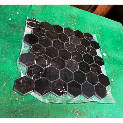 Carreau de mosaïque pour mur et plancher Nero Marquina