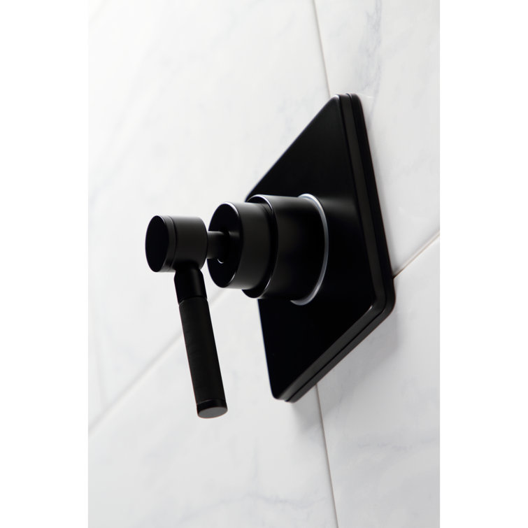 Kingston Brass Kaiser Single-Handle Wall Mount Three-Way Diverter Valve with Trim Kit