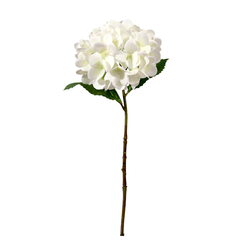 18" Real Touch Hydrangea Stem 6"dia - 12 Pack