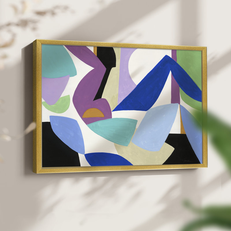 Ode à Matisse I - reproduction encadrée - réarmable, H 8 po x l 10 po, Doré