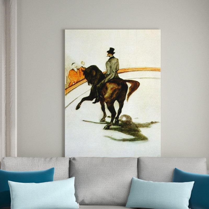 Henri De Toulouse-Lautrec - Wrapped Canvas Painting, 80cm H x 60cm W x 1.8cm D