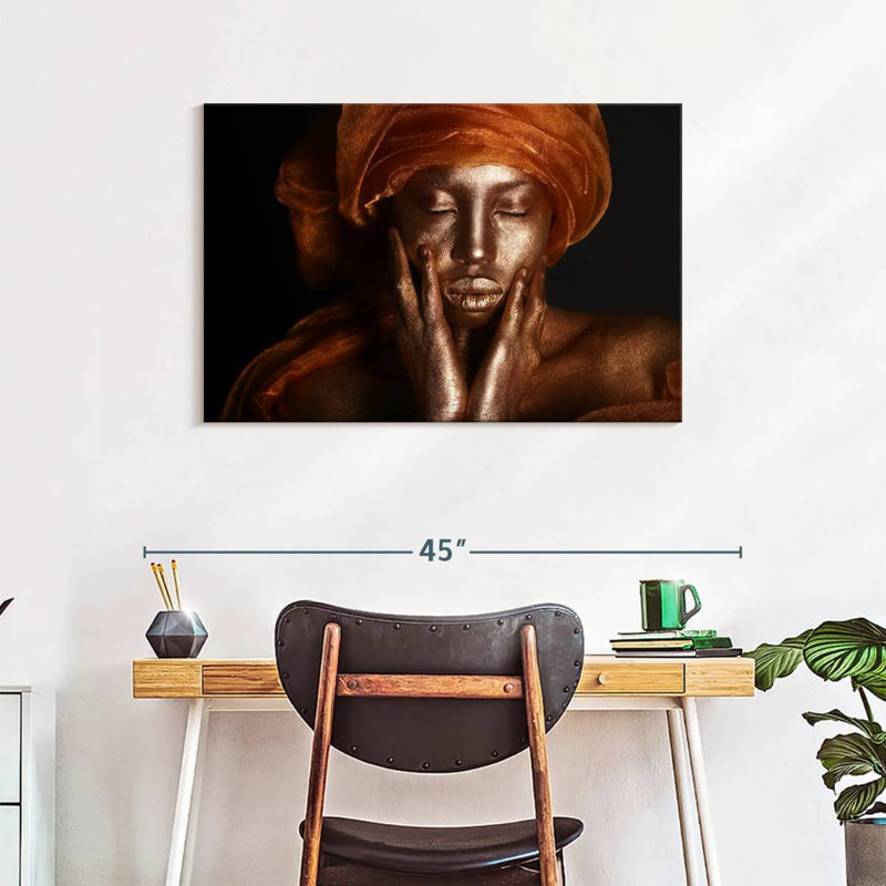 Beauté dorée Leisha, H 24 po x l 36 po