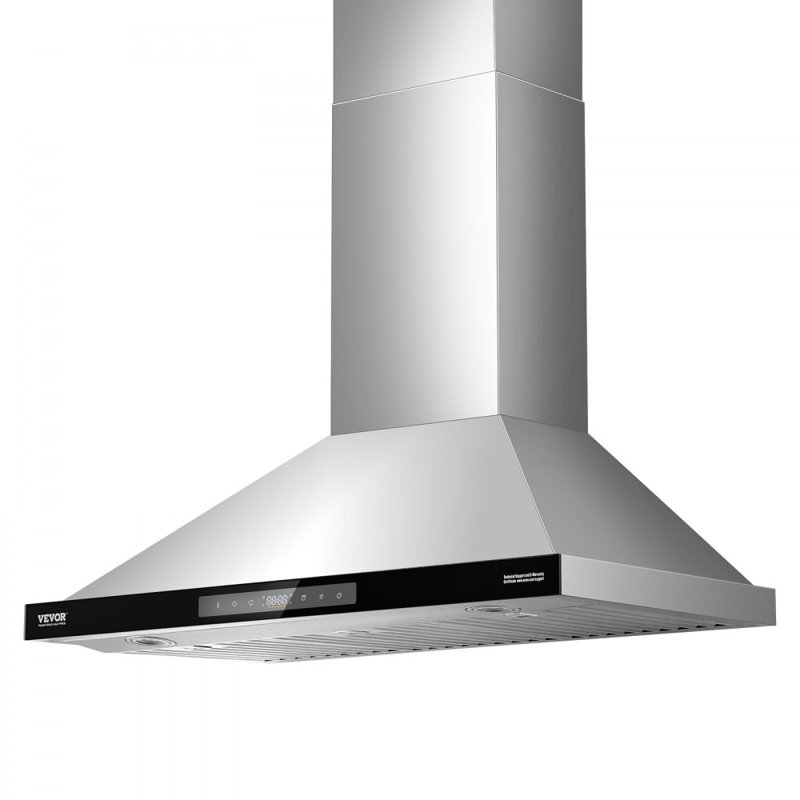 36" Wall Mount Range Hood Ceiling Mount Vent 800CFM Gesture & Touch Control