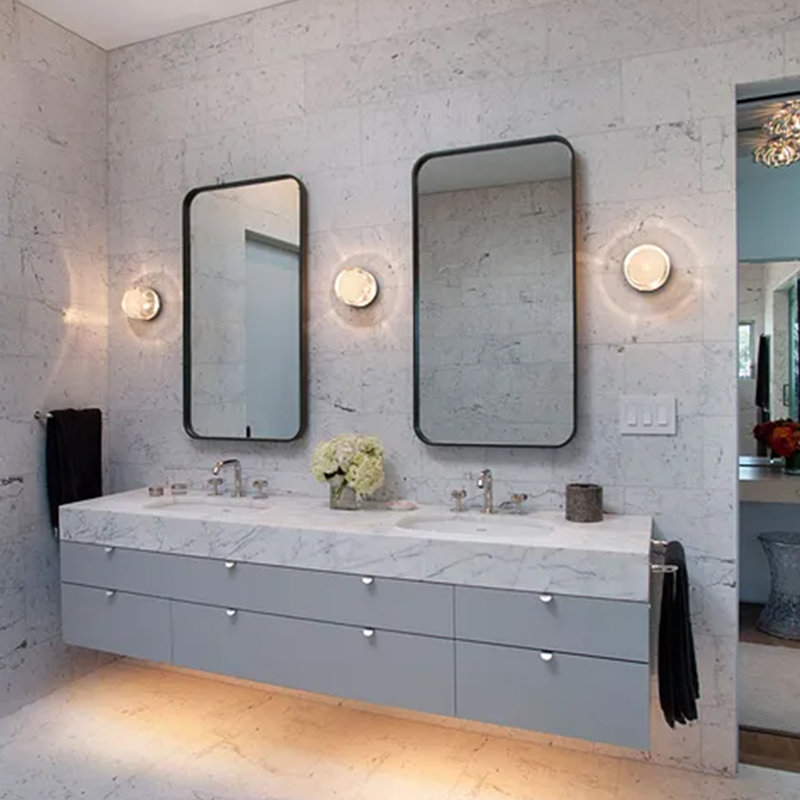 McElhattan Flat Wall Mirror, 39.70" H x 27.50" W