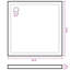Square ABS Shower Base Tray Plumbing Fixture Multi Sizes-78546183