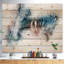 Peinture à l'aquarelle sur toile, jouant de la guitare-35105698-35105715
