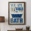 «Bubble Bath», art textuel sur toile-1581097763-1581097759