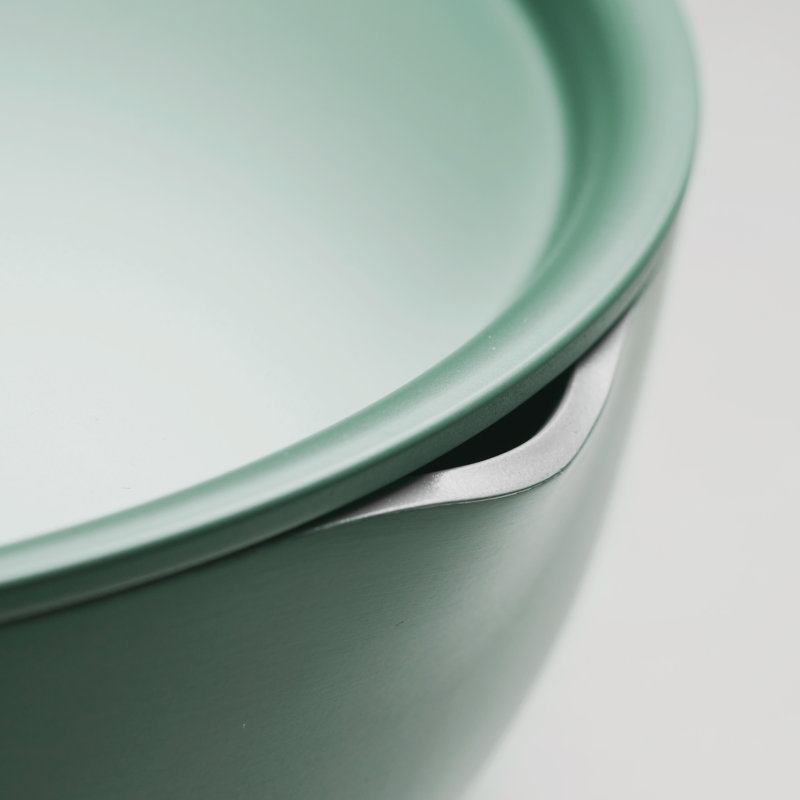 Tramontina 5 Qt Ceramic Non Stick All In One Plus Pan 5 Pc Set, Green