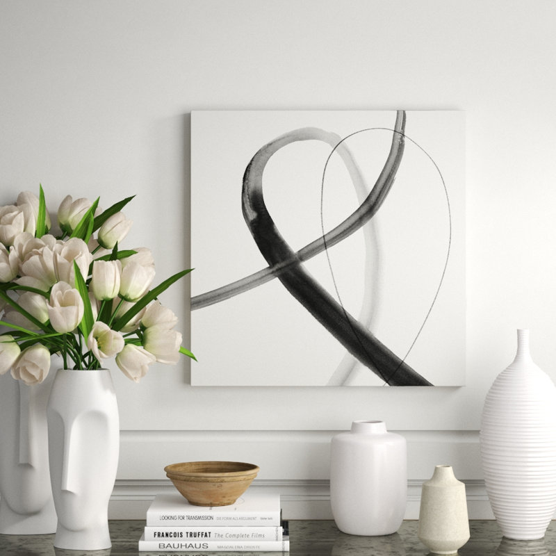 Heartbeat Note IV Print by Barclay Butera, 24" H x 24" W x 1.5" D, Image Brush Gel
