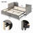 Upholstered Daybed With Pop Up Trundle-776241960