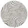 Maribo High-Low Abstract Groovy Striped Gray/Ivory Indoor/Outdoor Rug