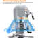 10 Qt Commercial Food Mixer, 600 W, 3 Speed Adjustable