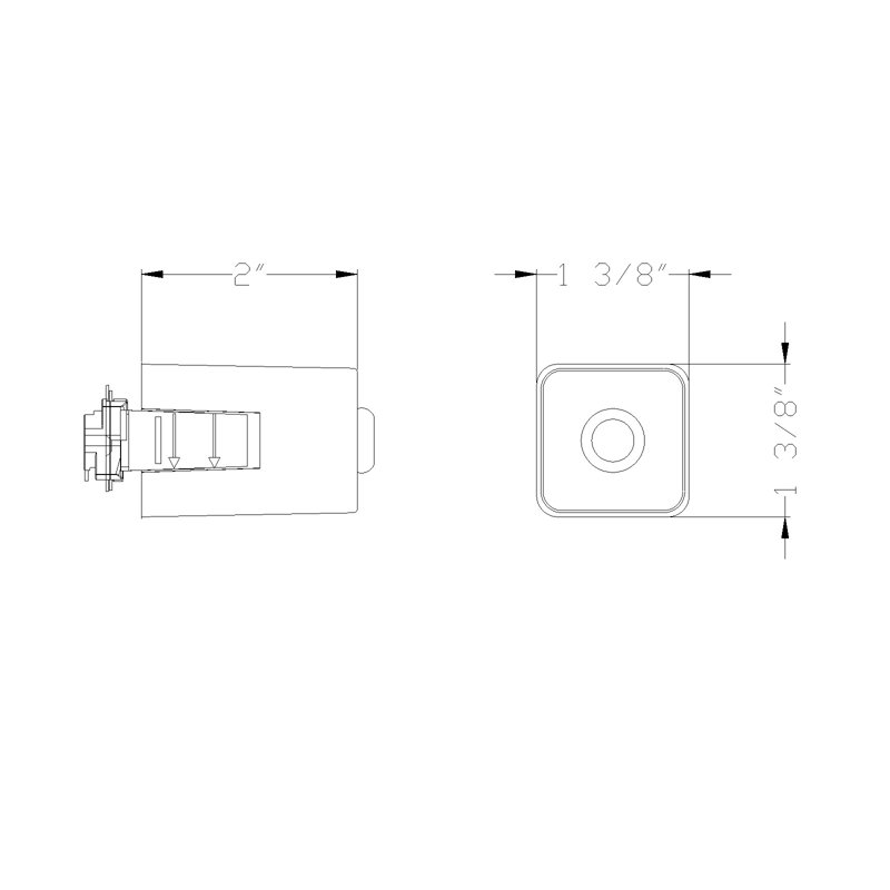 Adaptateur de plafond incliné en suspension line tension, rouille