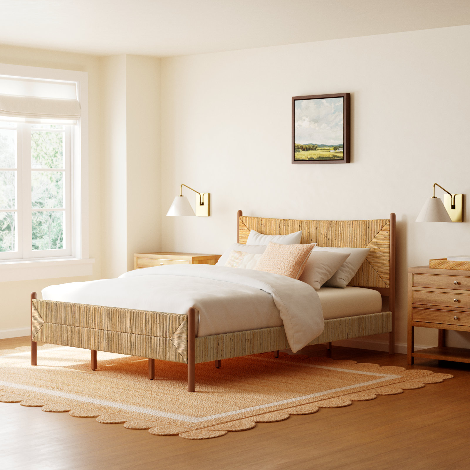 Hornbuckle Banana Stem Bed, Queen