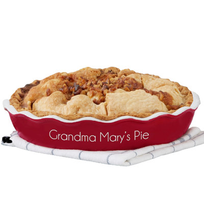 Personalized Classic Ceramic Pie Dish