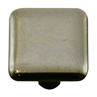 Metallic 1.5" Length Square Knob
