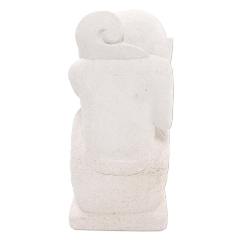 Novica Daydreamer Sandstone Sculpture