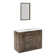 Fresca Formosa 48" Freestanding Single Bathroom Vanity Set with Top, Sink and Mirror (Faucet Not Included)