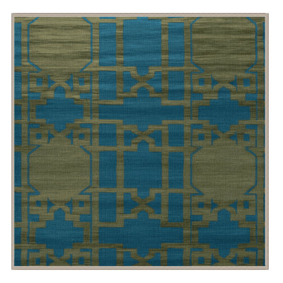 Machine Washable Trellis Brown Area Rug