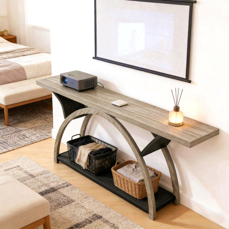 2-Tier Side Table,Entryway Table,Console Table