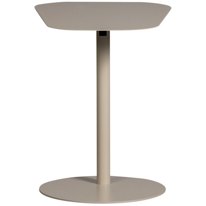 Lia Pedestal Coffee Table, Dust
