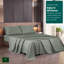 Ensemble de draps 100% satin de coton 200 fils respirant et rafraîchissant-86162156-86162151