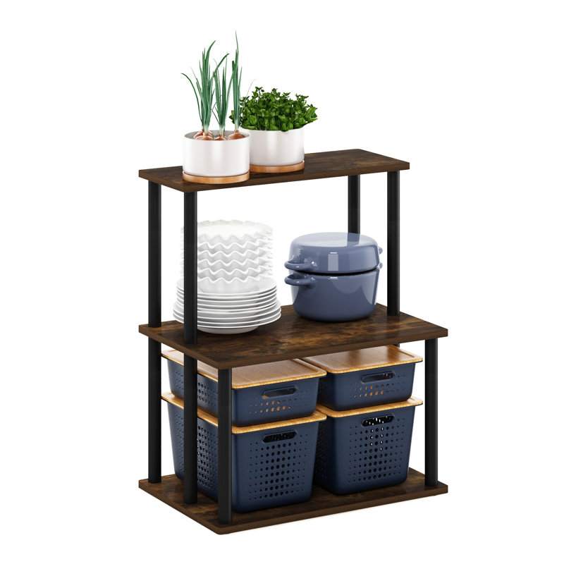 Stockwood Wood Kitchen Island, Rustic Oak