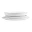 Marion 12-Piece Lightweight Chip-Resistant Bone China Dinnerware Set, Service for 4